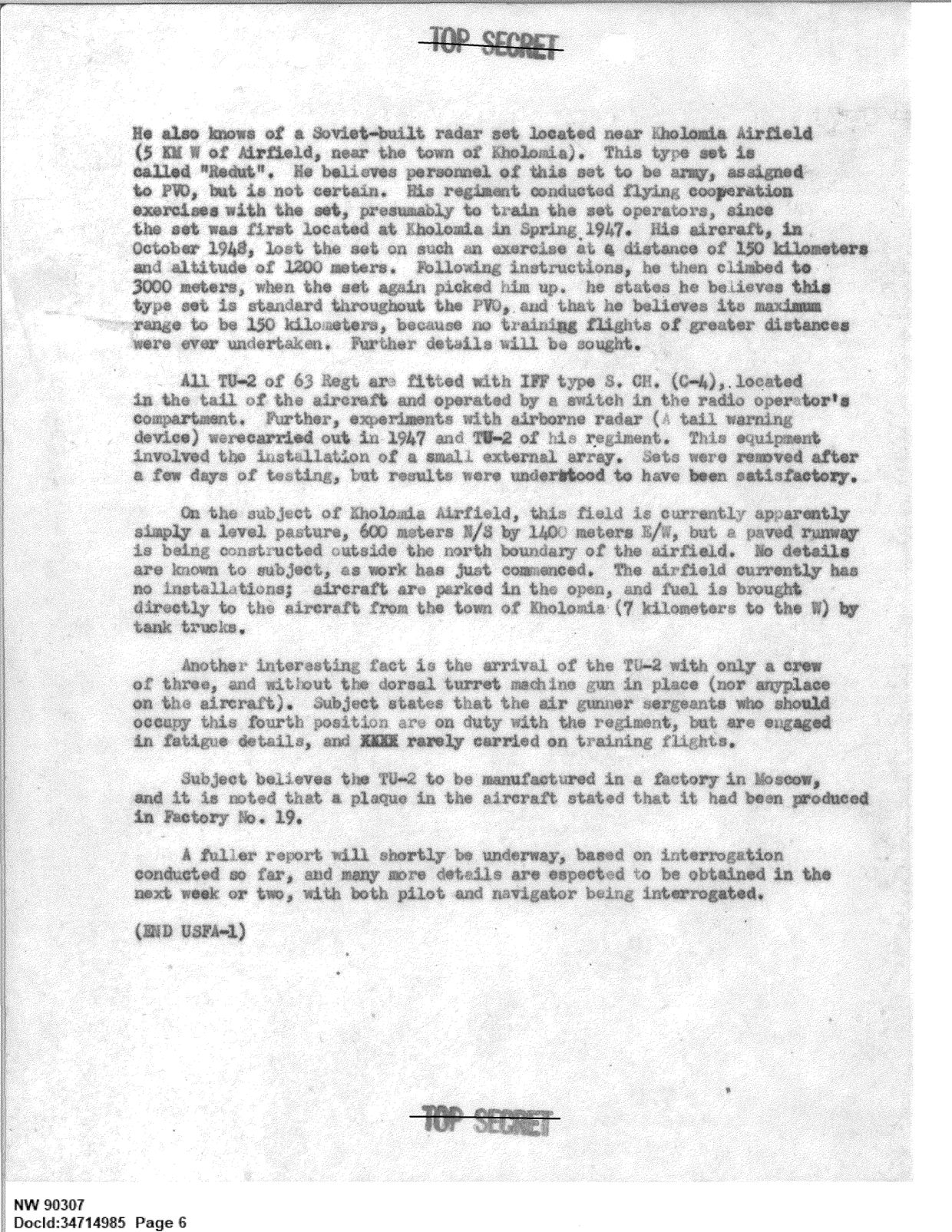 341 110448 Records Relating to the Collection and Dissemination of Intelligence 1948-1955-TS CONT No.2 2-5300-2-5399 — page 6