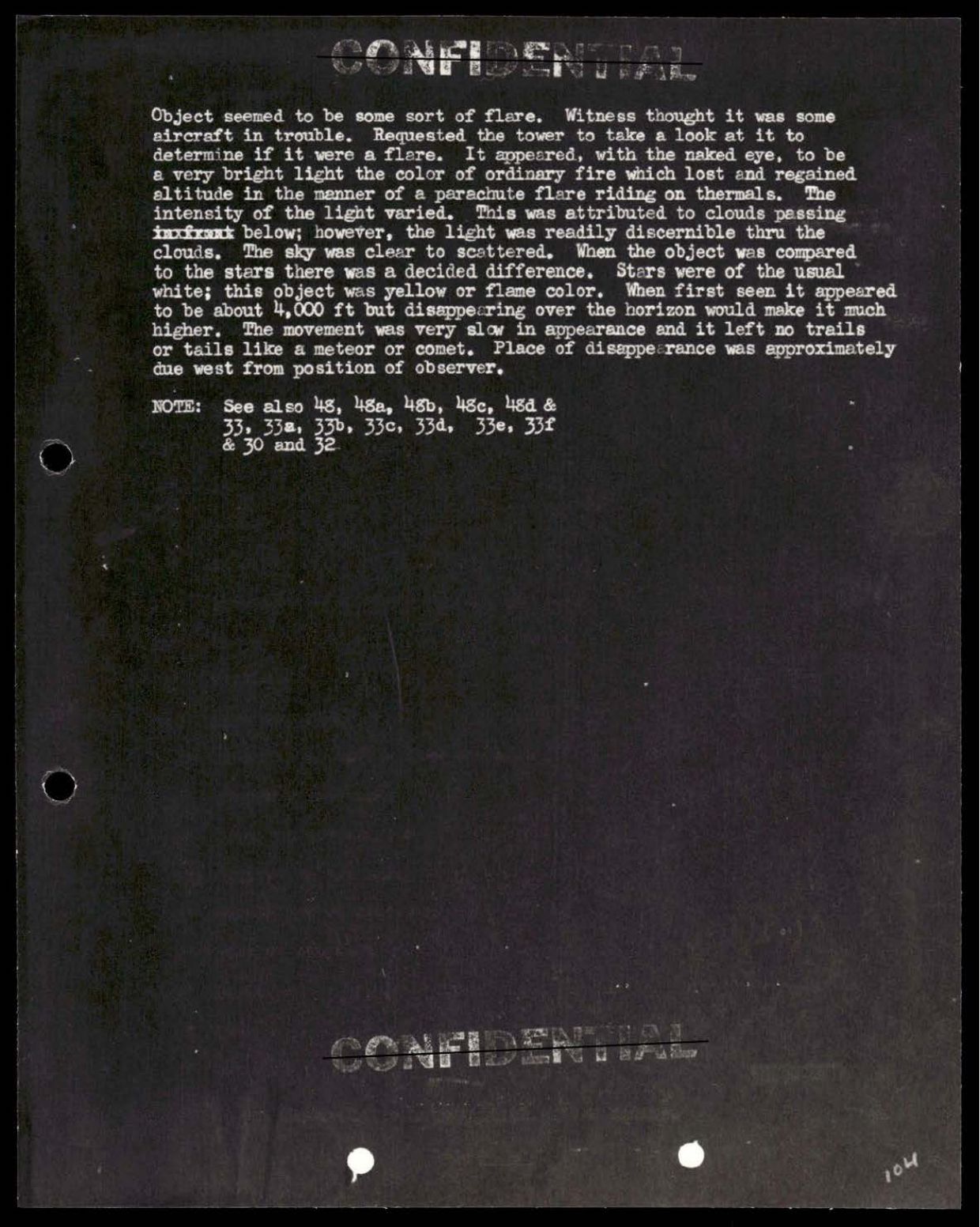 38 143685 box7 Incident Summaries 1-100 — page 105