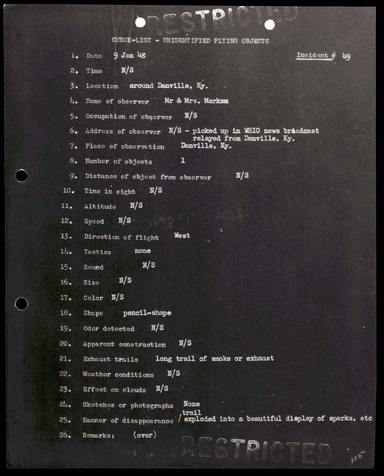 38 143685 box7 Incident Summaries 1-100 — page 106