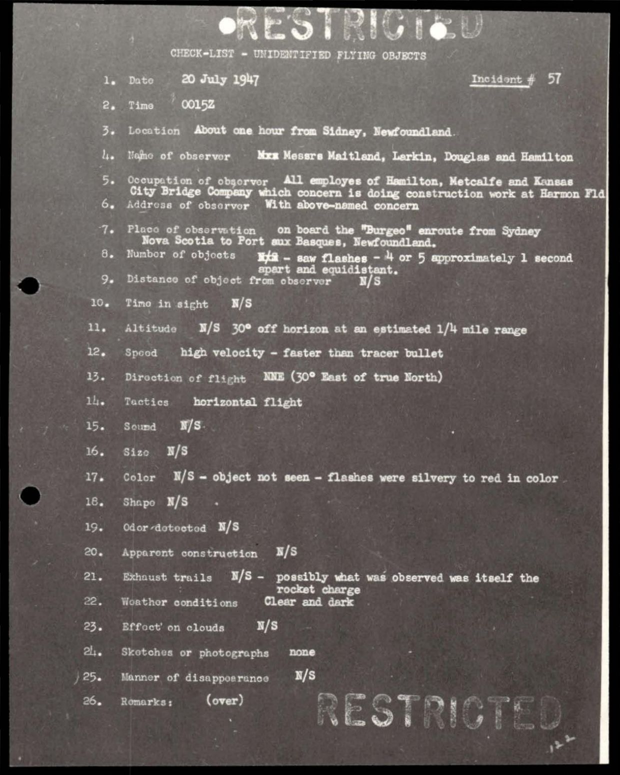 38 143685 box7 Incident Summaries 1-100 — page 123