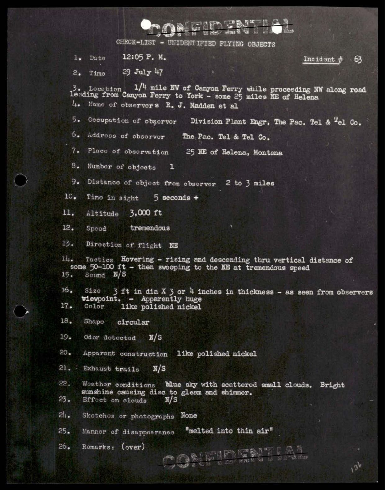 38 143685 box7 Incident Summaries 1-100 — page 137