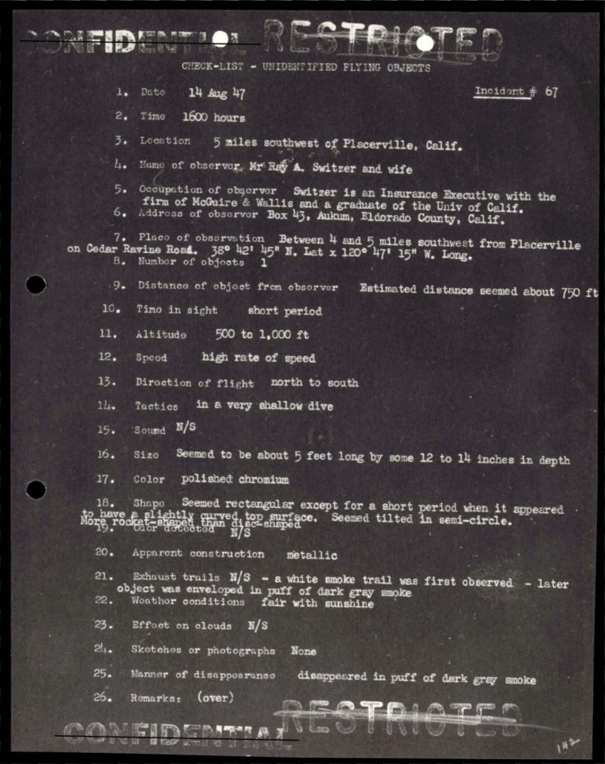 38 143685 box7 Incident Summaries 1-100 — page 143