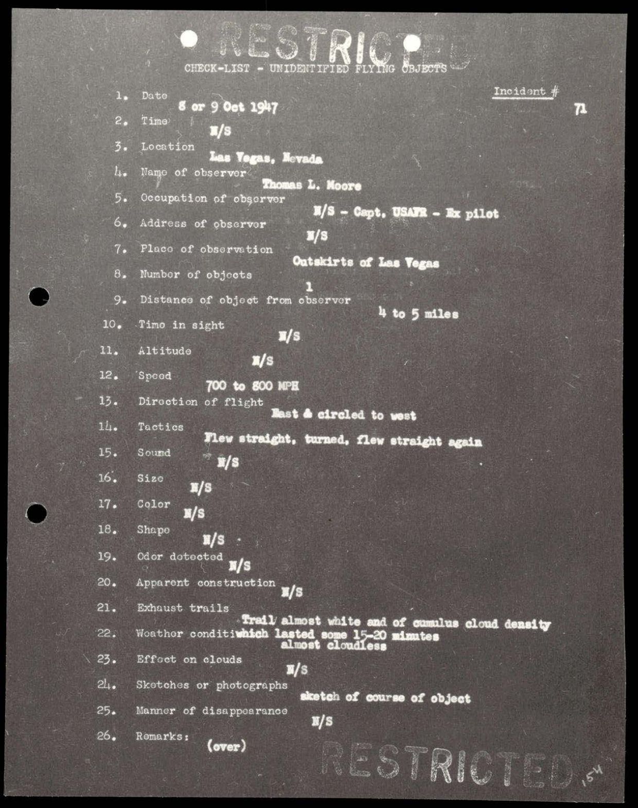 38 143685 box7 Incident Summaries 1-100 — page 155