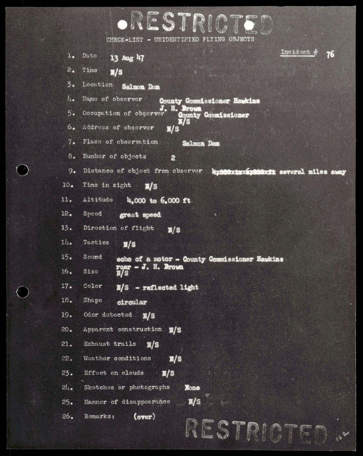 38 143685 box7 Incident Summaries 1-100 — page 163