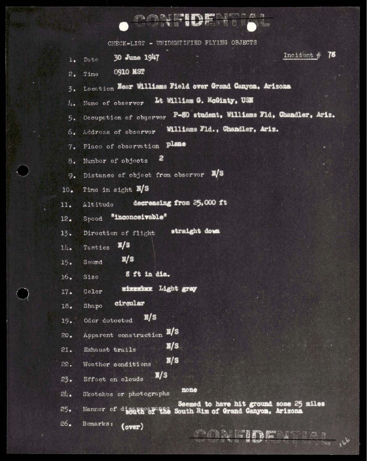 38 143685 box7 Incident Summaries 1-100 — page 167