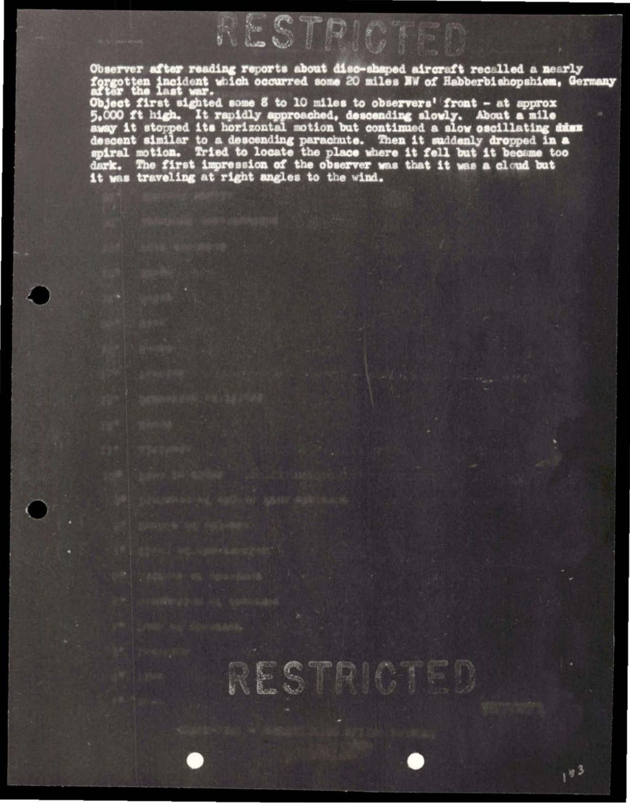 38 143685 box7 Incident Summaries 1-100 — page 184