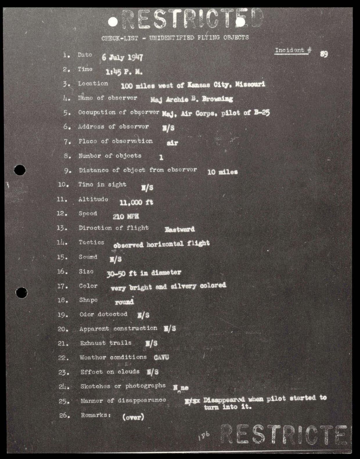 38 143685 box7 Incident Summaries 1-100 — page 187