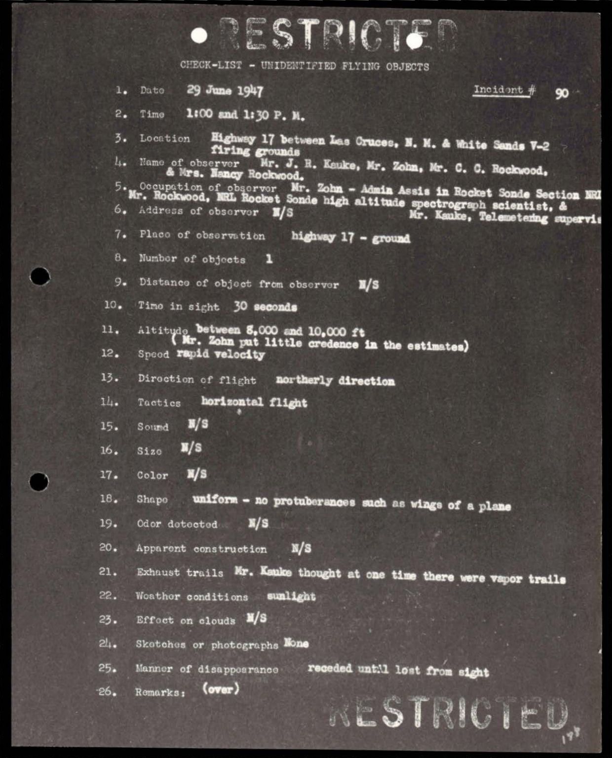 38 143685 box7 Incident Summaries 1-100 — page 189