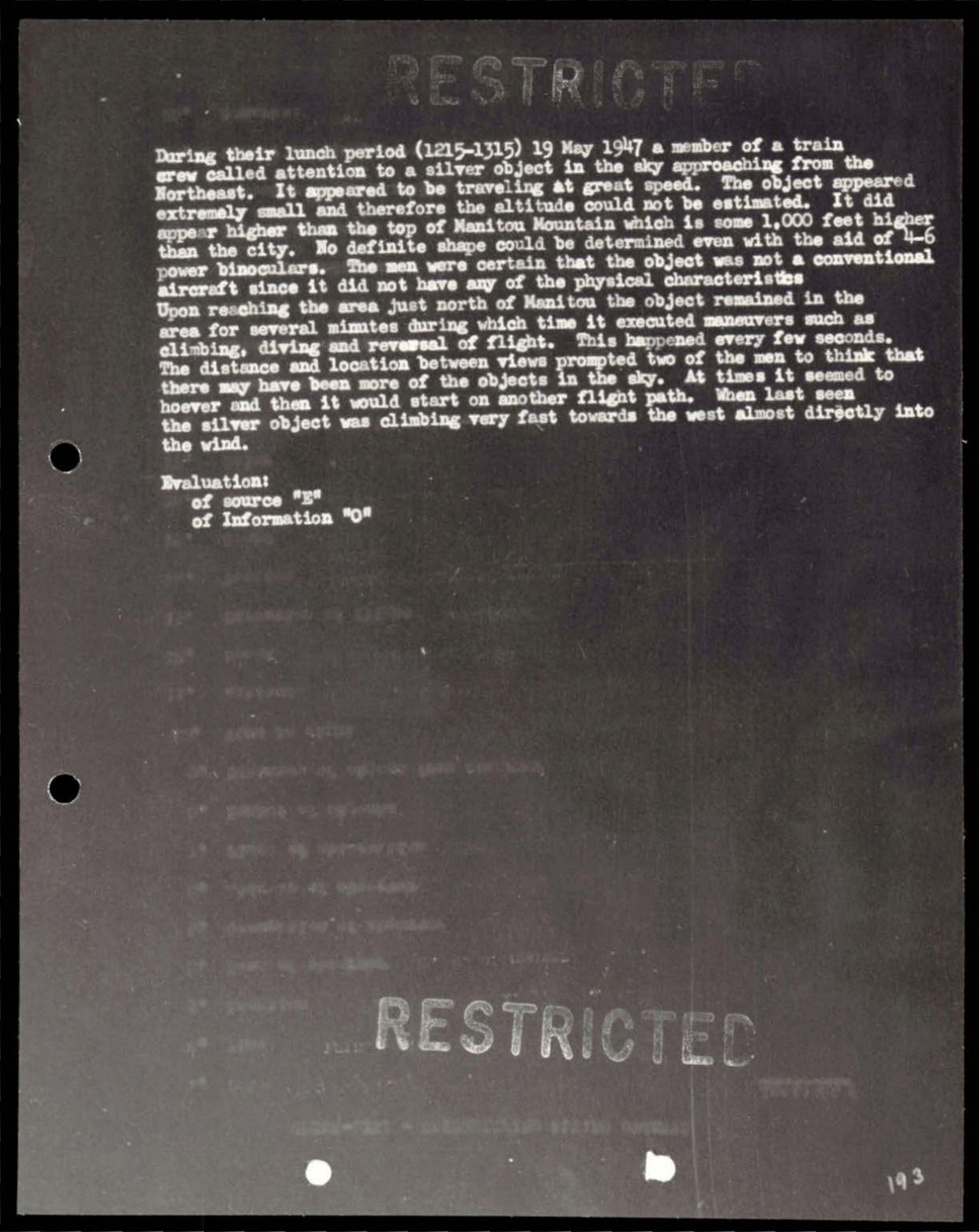 38 143685 box7 Incident Summaries 1-100 — page 194