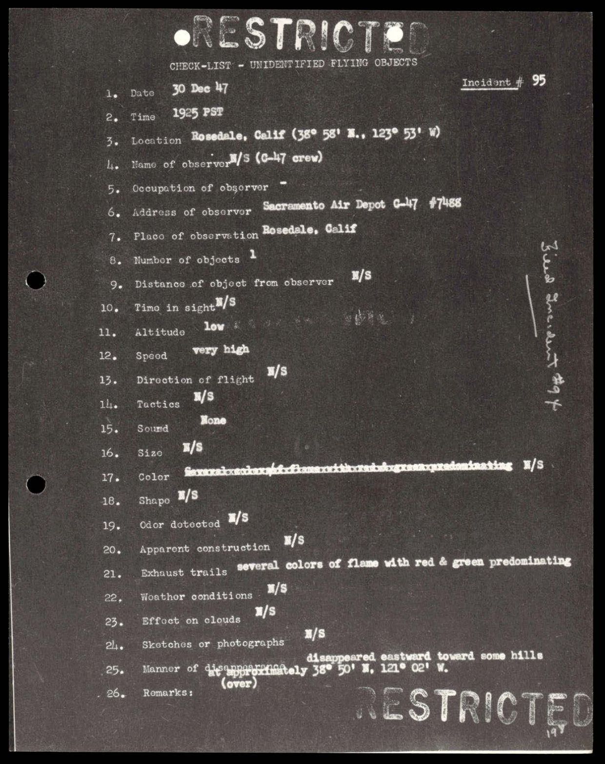 38 143685 box7 Incident Summaries 1-100 — page 199