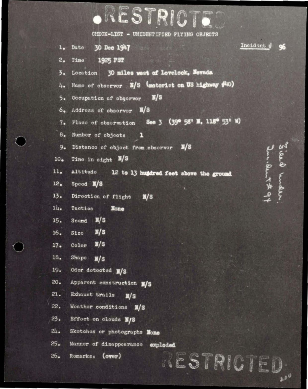 38 143685 box7 Incident Summaries 1-100 — page 201