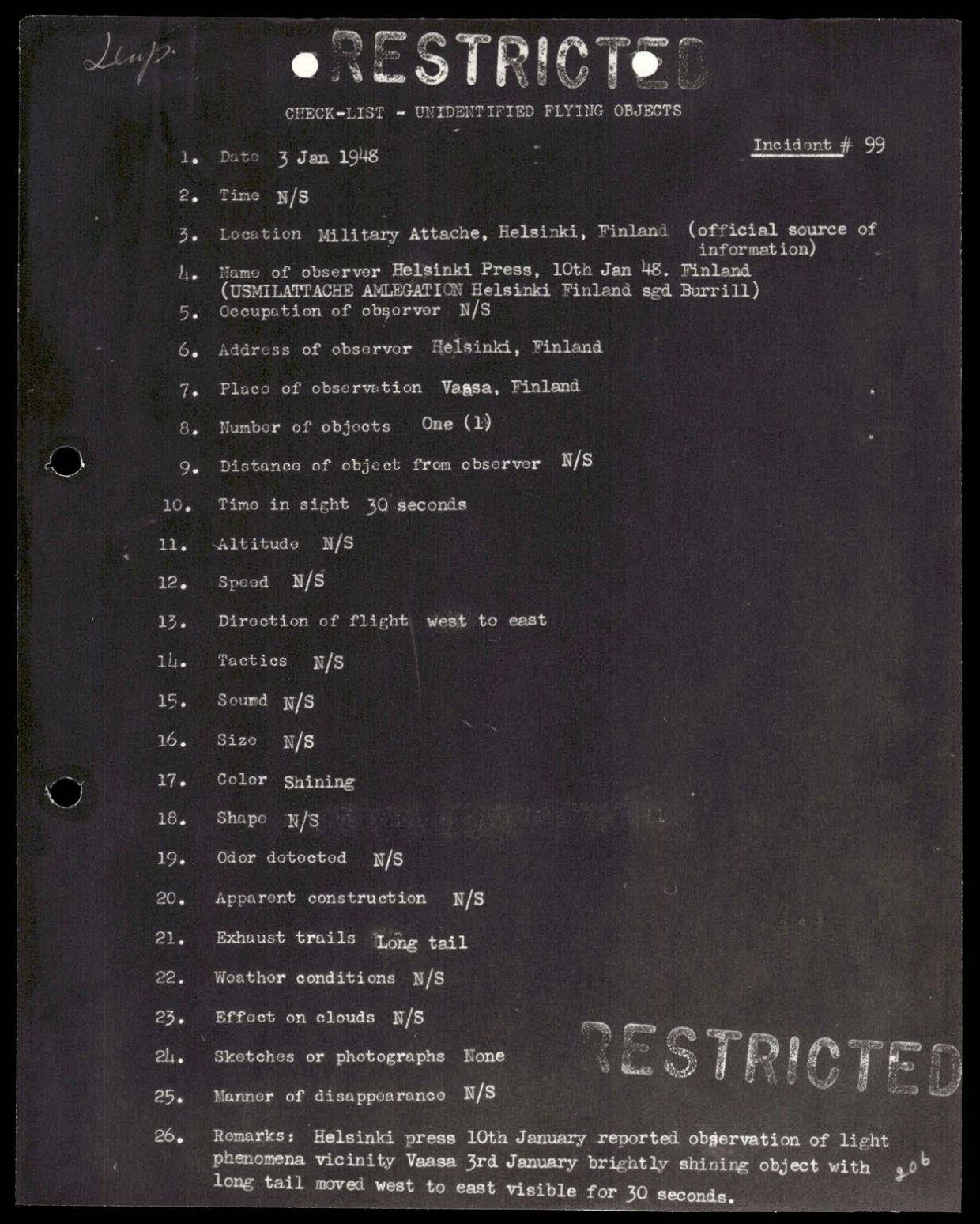 38 143685 box7 Incident Summaries 1-100 — page 207
