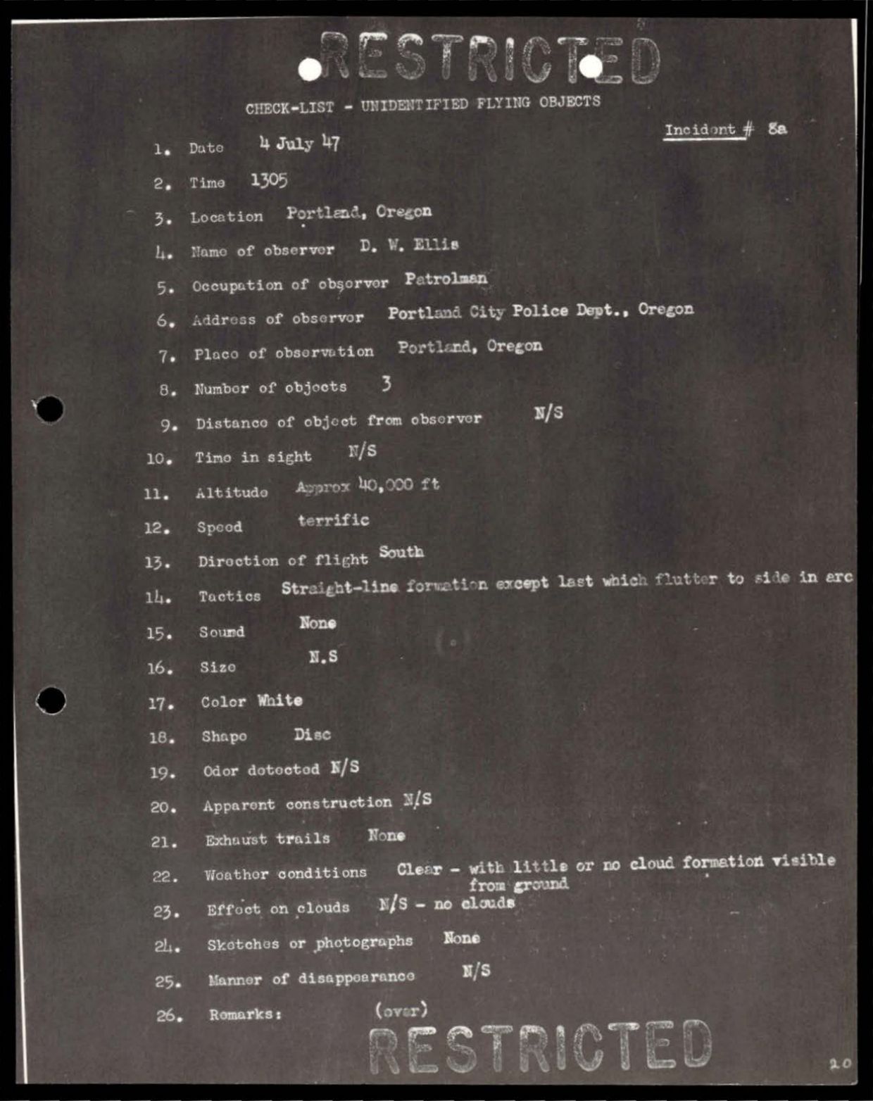 38 143685 box7 Incident Summaries 1-100 — page 21