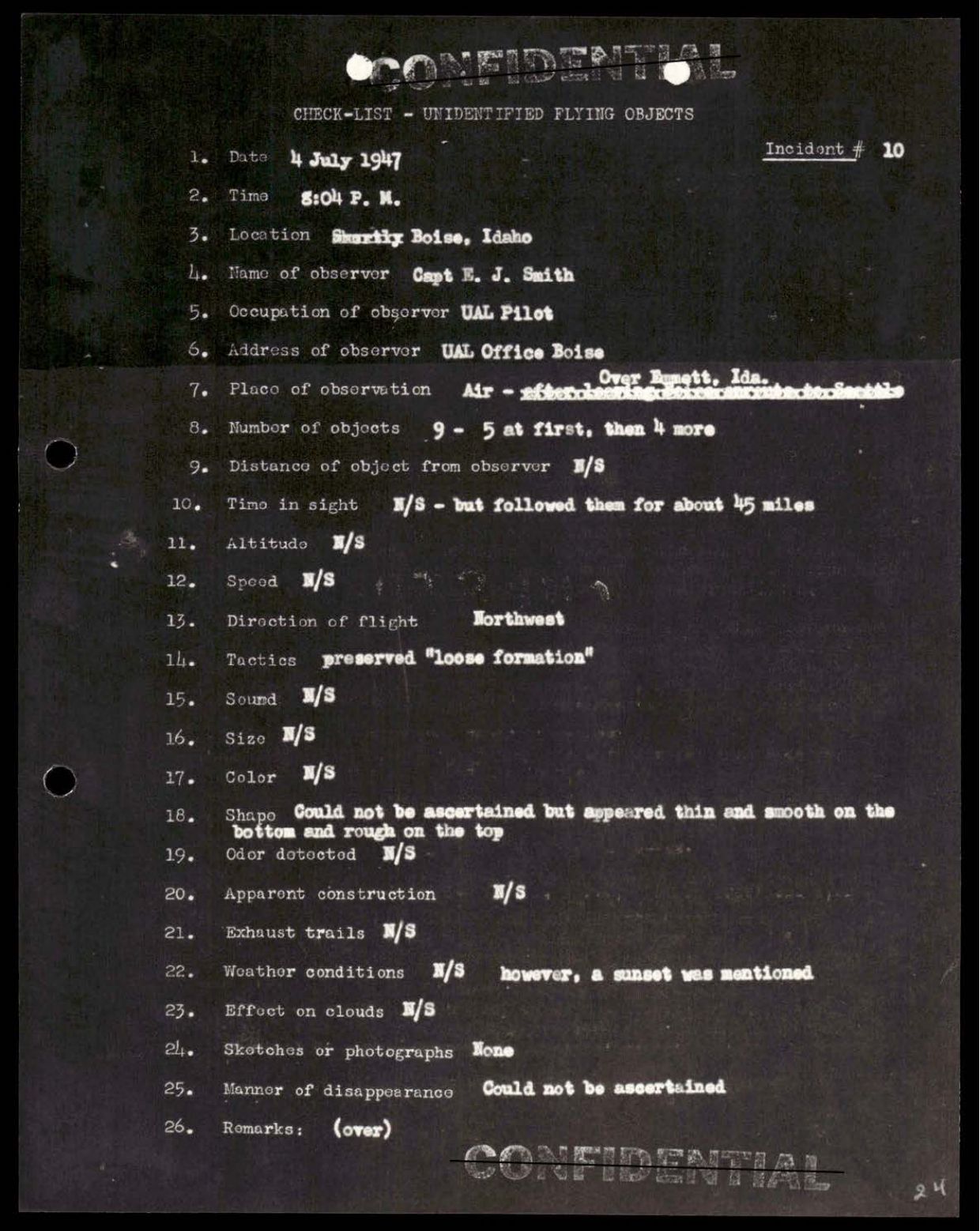 38 143685 box7 Incident Summaries 1-100 — page 25