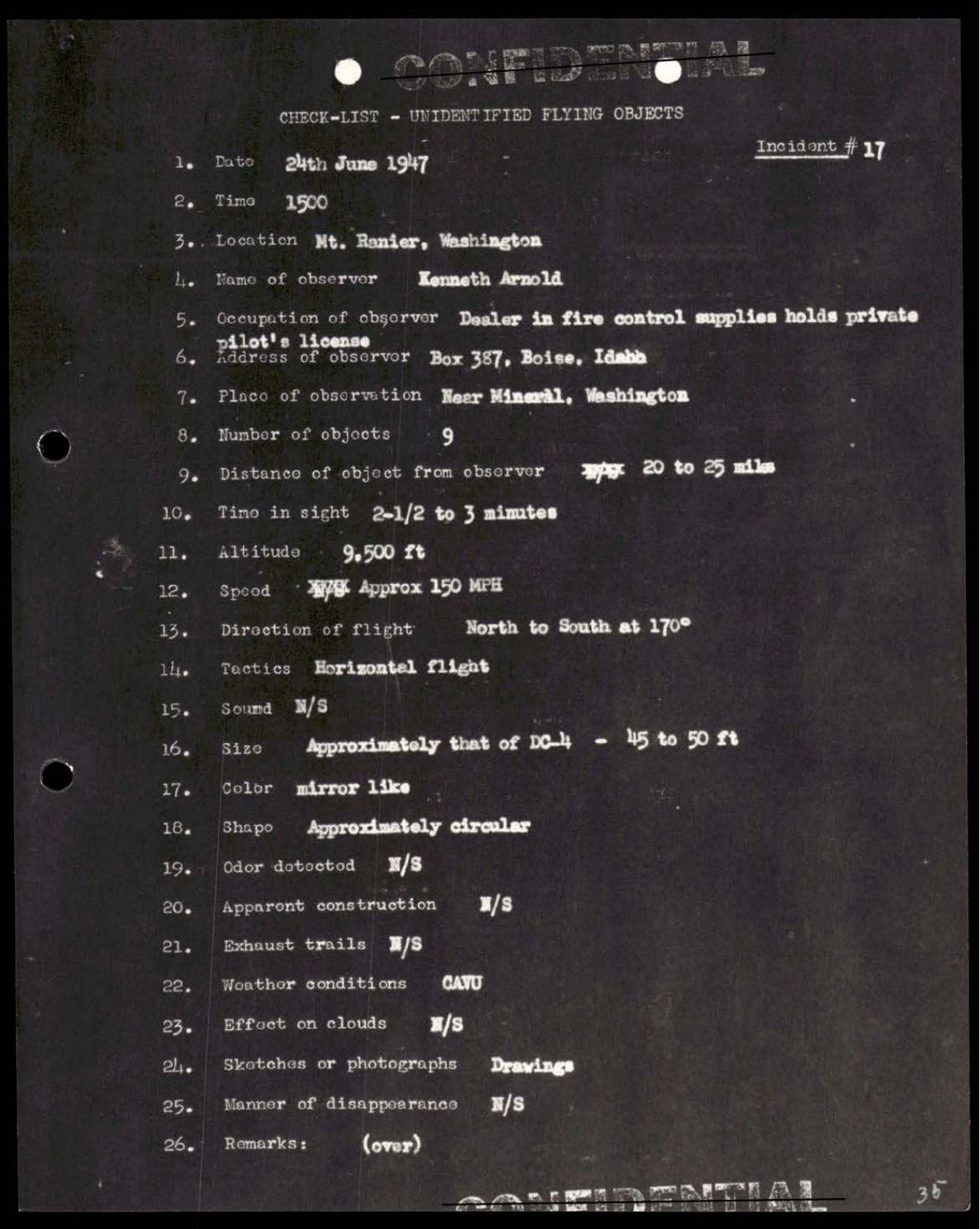38 143685 box7 Incident Summaries 1-100 — page 36