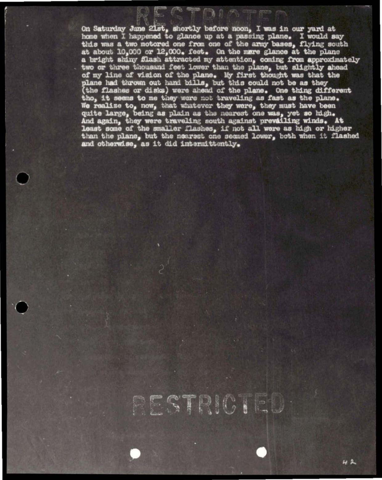 38 143685 box7 Incident Summaries 1-100 — page 43