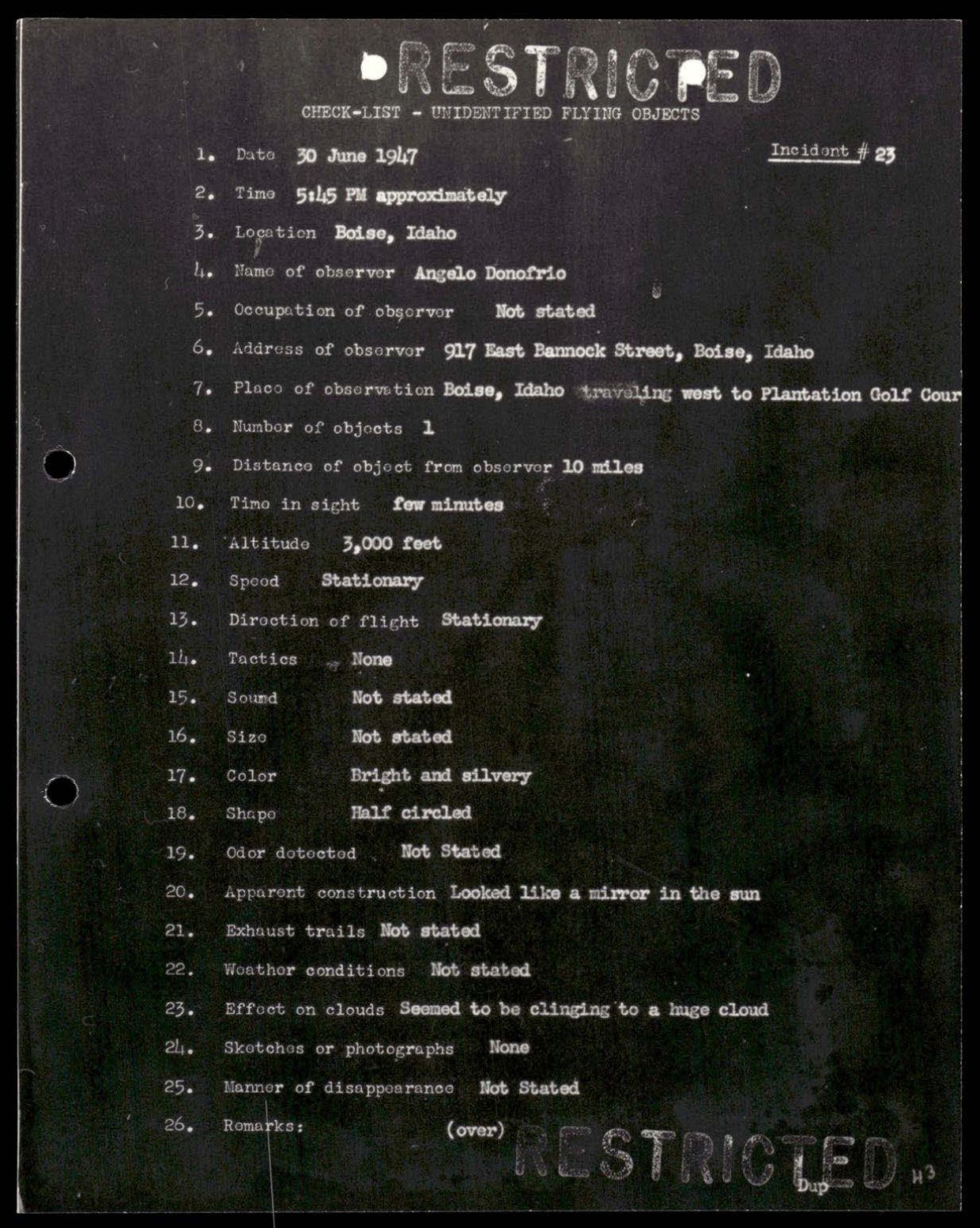 38 143685 box7 Incident Summaries 1-100 — page 44
