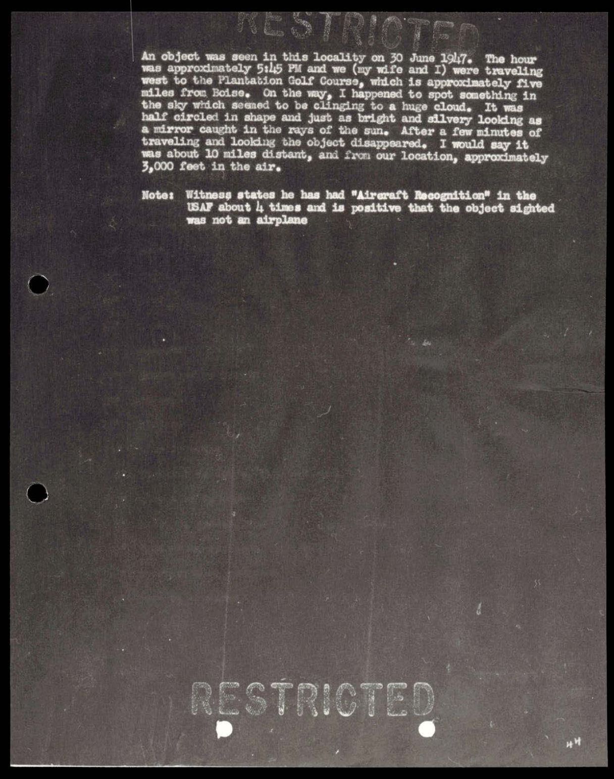 38 143685 box7 Incident Summaries 1-100 — page 45