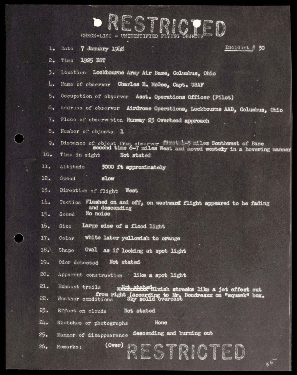 38 143685 box7 Incident Summaries 1-100 — page 56