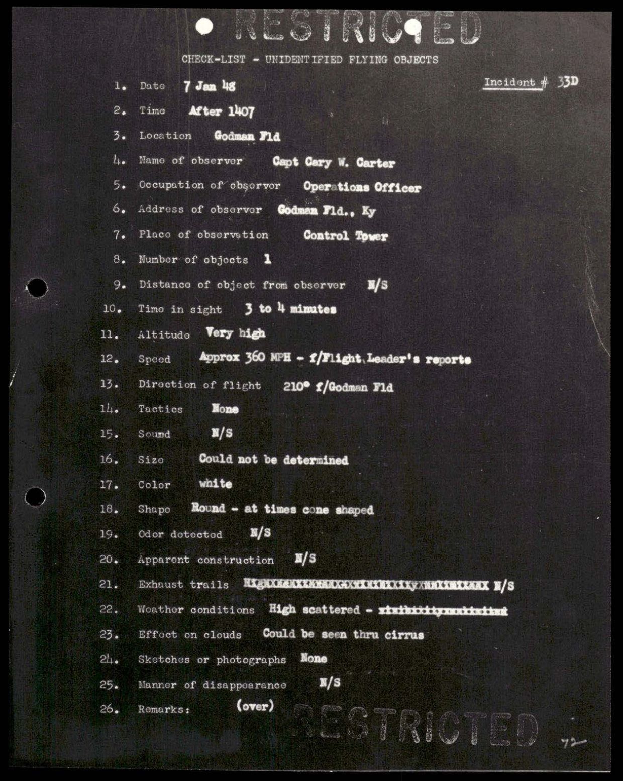 38 143685 box7 Incident Summaries 1-100 — page 73