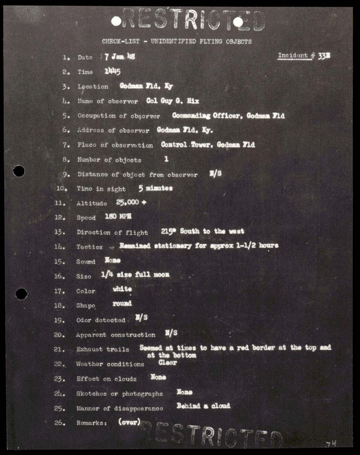 38 143685 box7 Incident Summaries 1-100 — page 75