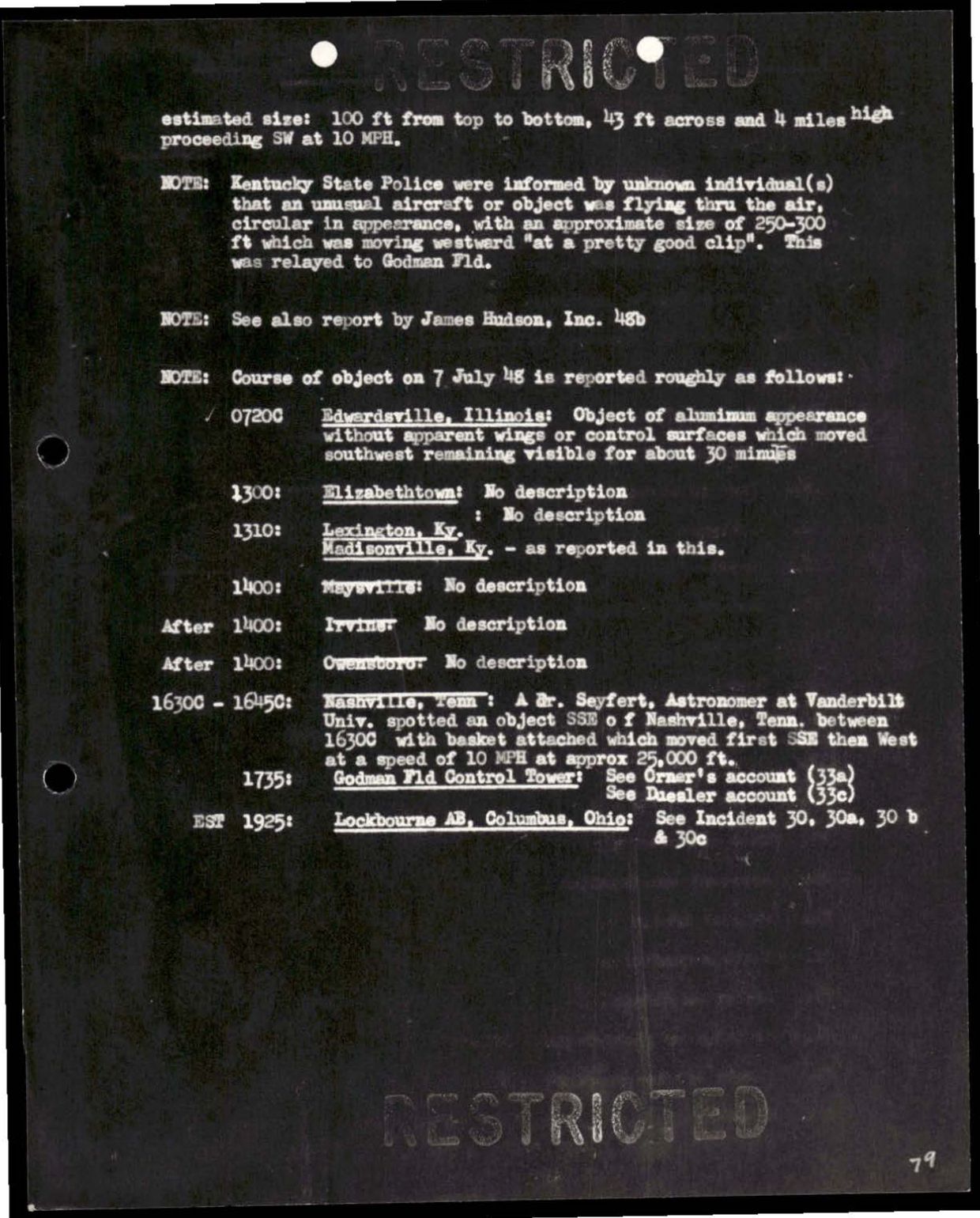 38 143685 box7 Incident Summaries 1-100 — page 80