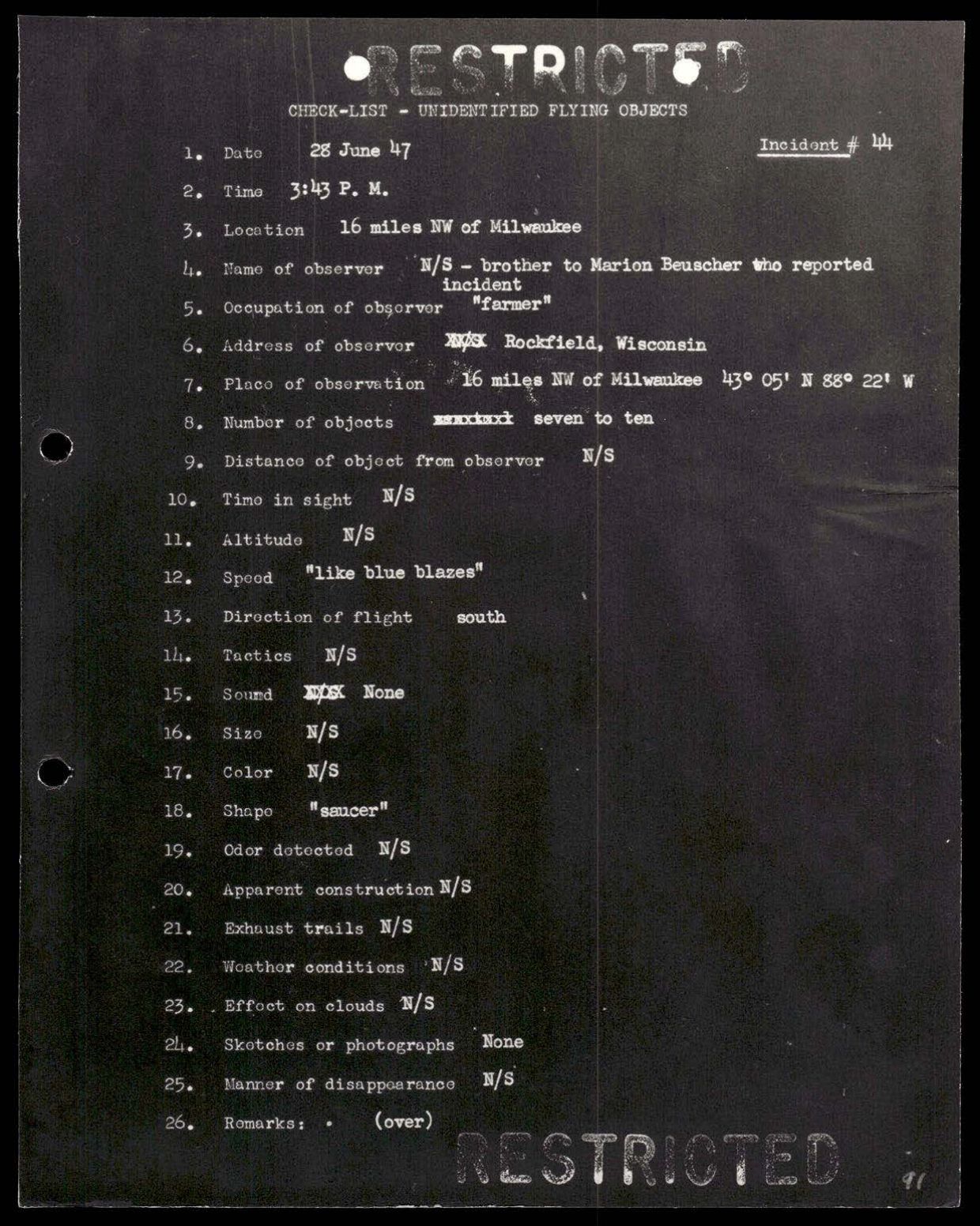 38 143685 box7 Incident Summaries 1-100 — page 92