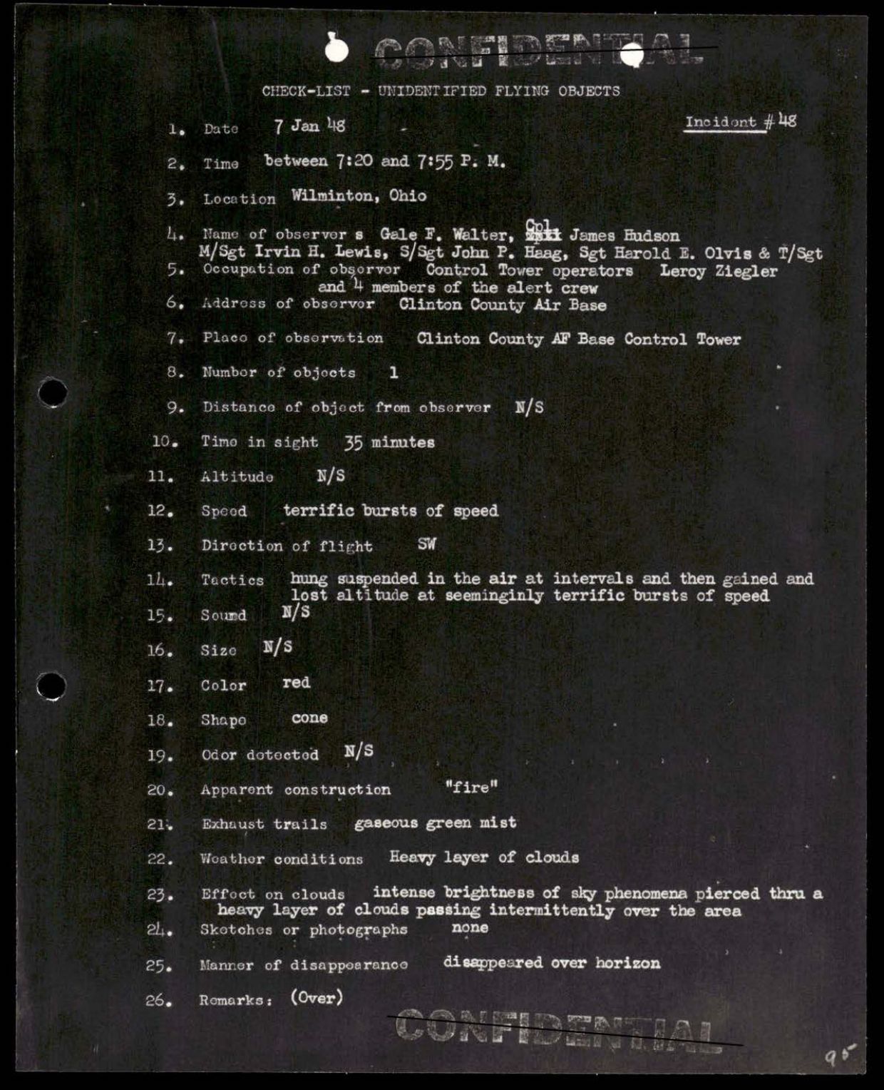 38 143685 box7 Incident Summaries 1-100 — page 96