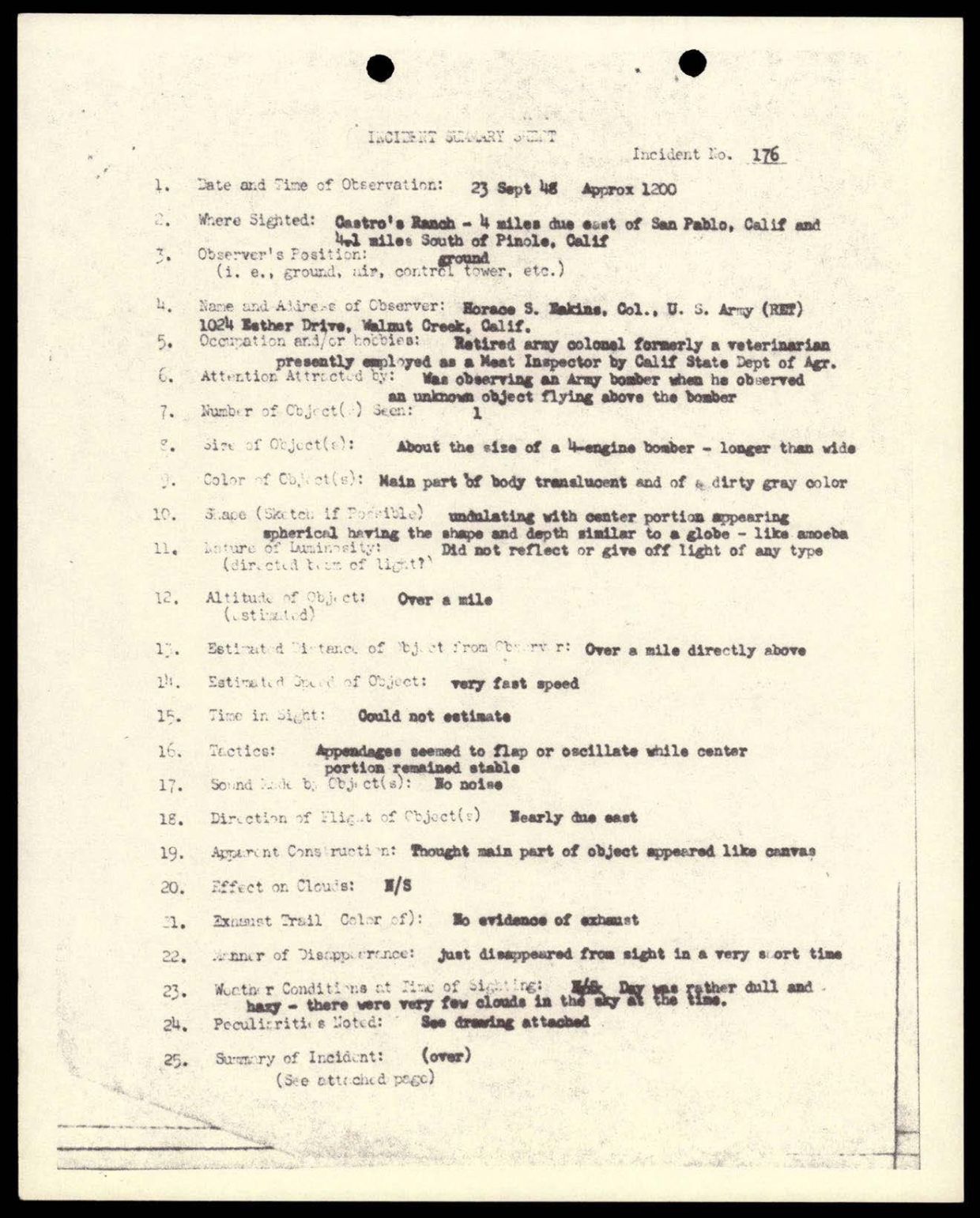 38 143685 box7 Incident Summaries 173-233 — page 10