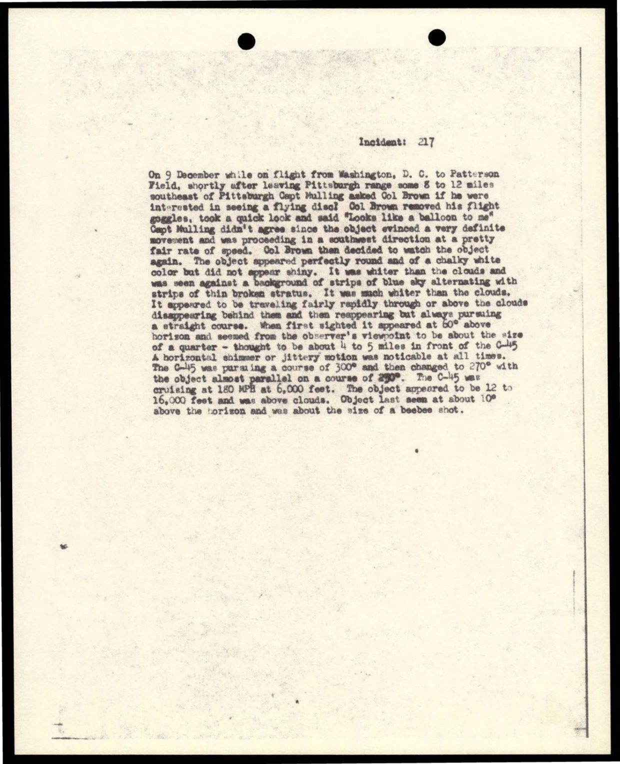 38 143685 box7 Incident Summaries 173-233 — page 105