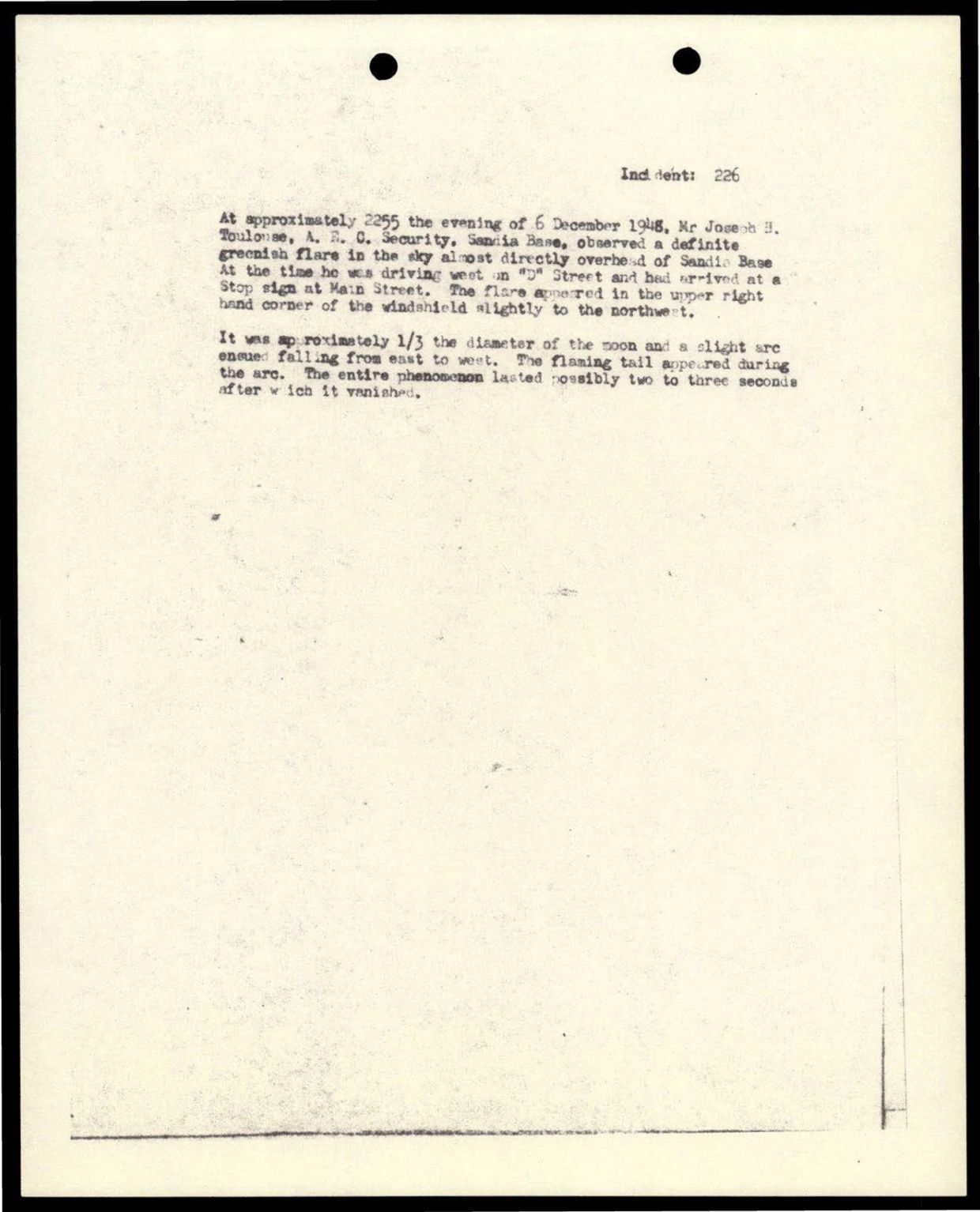 38 143685 box7 Incident Summaries 173-233 — page 125