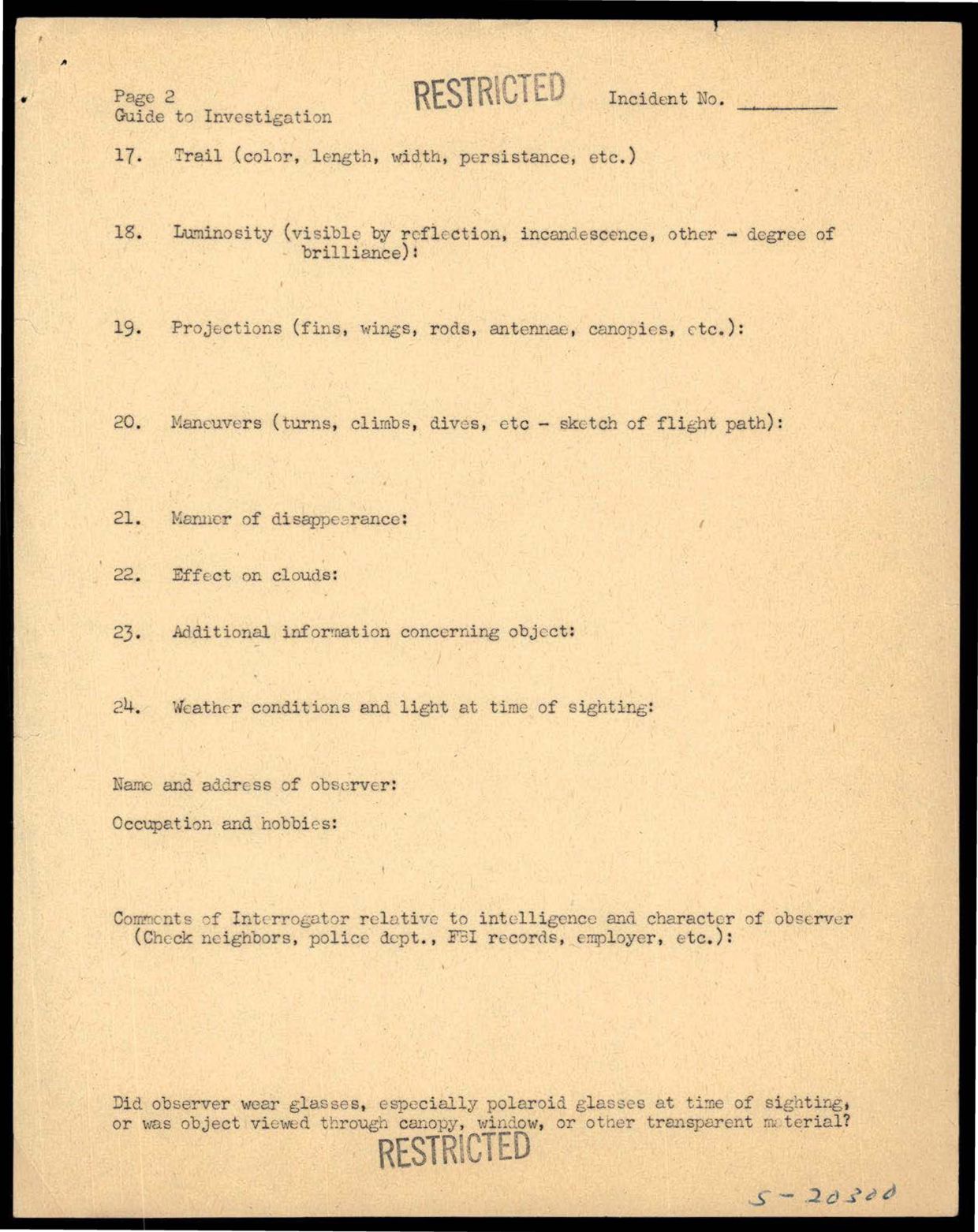 38 143685 box7 Incident Summaries 173-233 — page 141