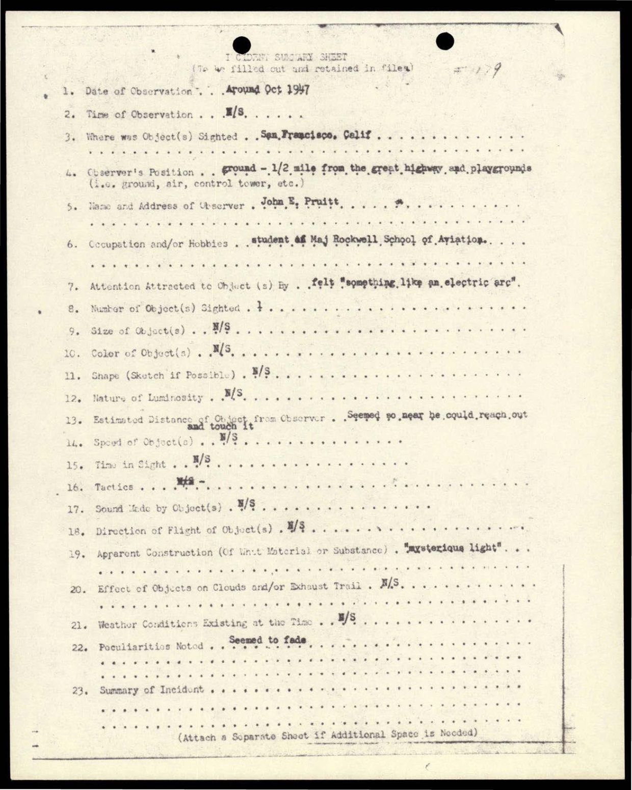 38 143685 box7 Incident Summaries 173-233 — page 18