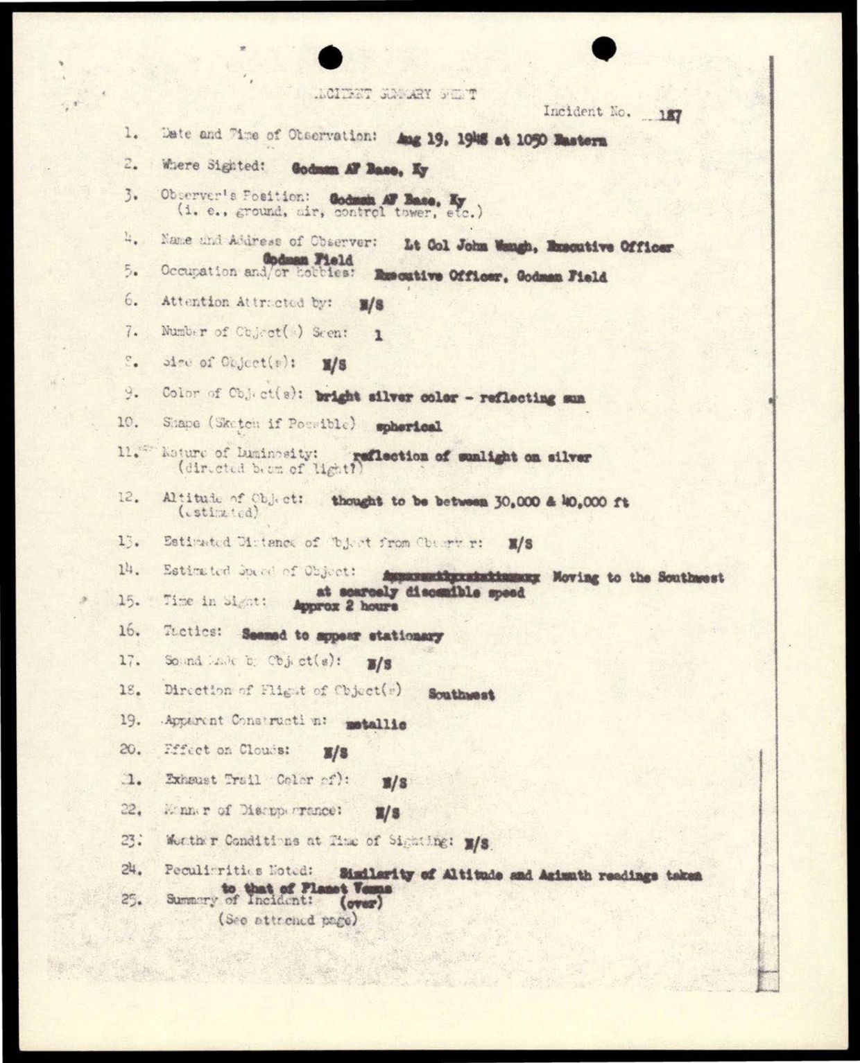 38 143685 box7 Incident Summaries 173-233 — page 33