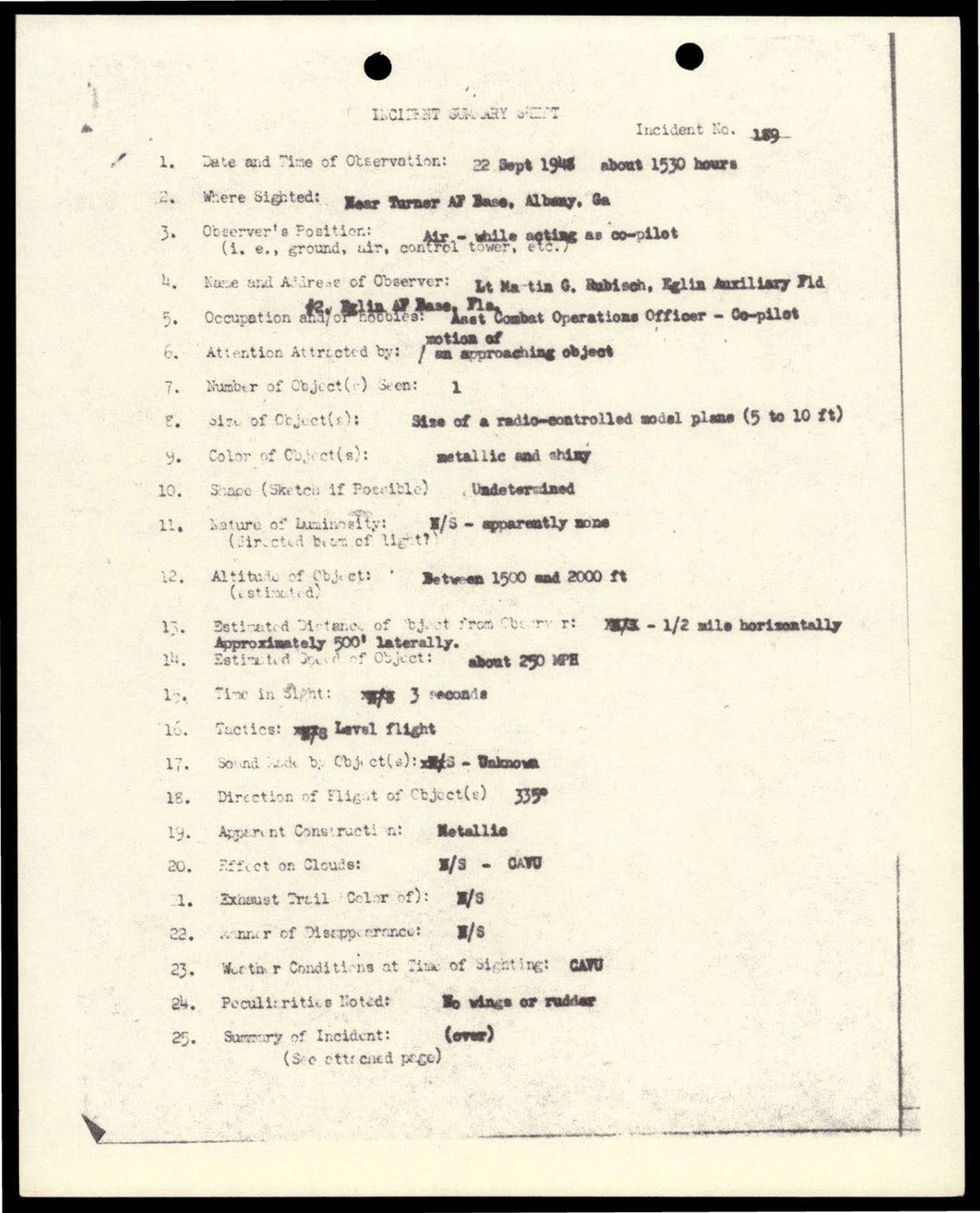 38 143685 box7 Incident Summaries 173-233 — page 37
