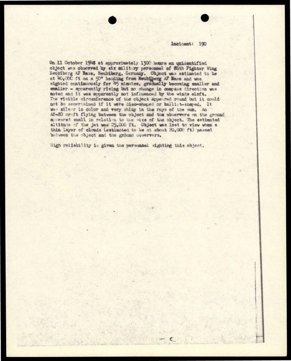 38 143685 box7 Incident Summaries 173-233 — page 40