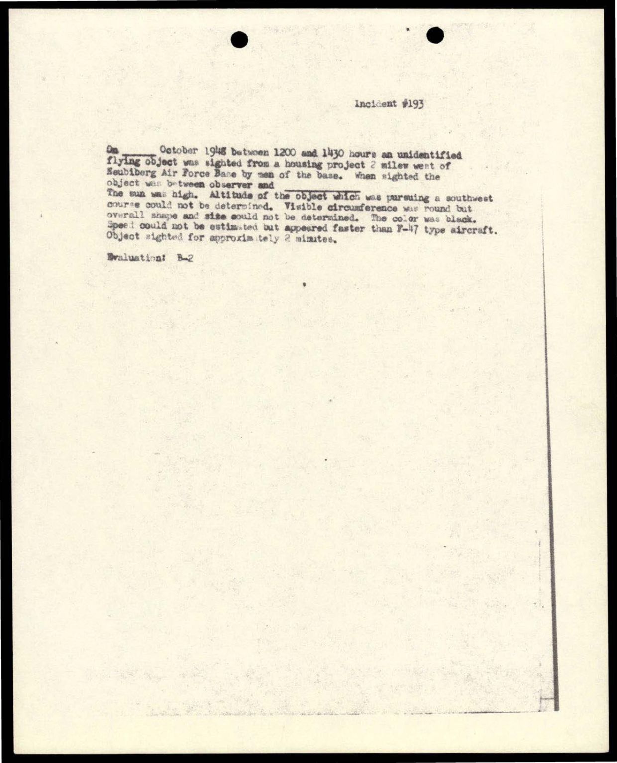 38 143685 box7 Incident Summaries 173-233 — page 46