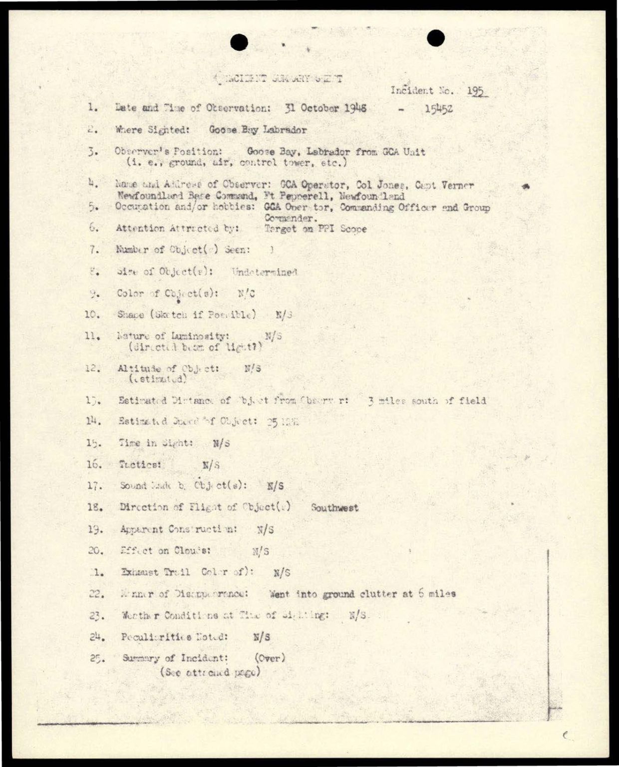 38 143685 box7 Incident Summaries 173-233 — page 49