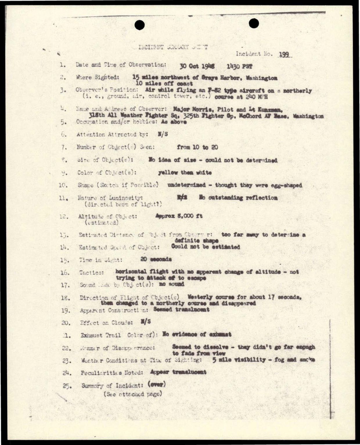 38 143685 box7 Incident Summaries 173-233 — page 57