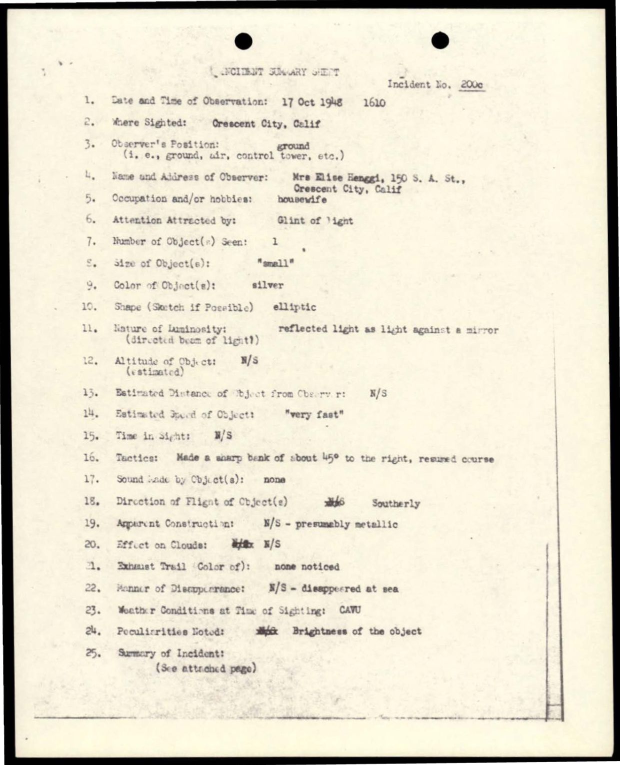 38 143685 box7 Incident Summaries 173-233 — page 65