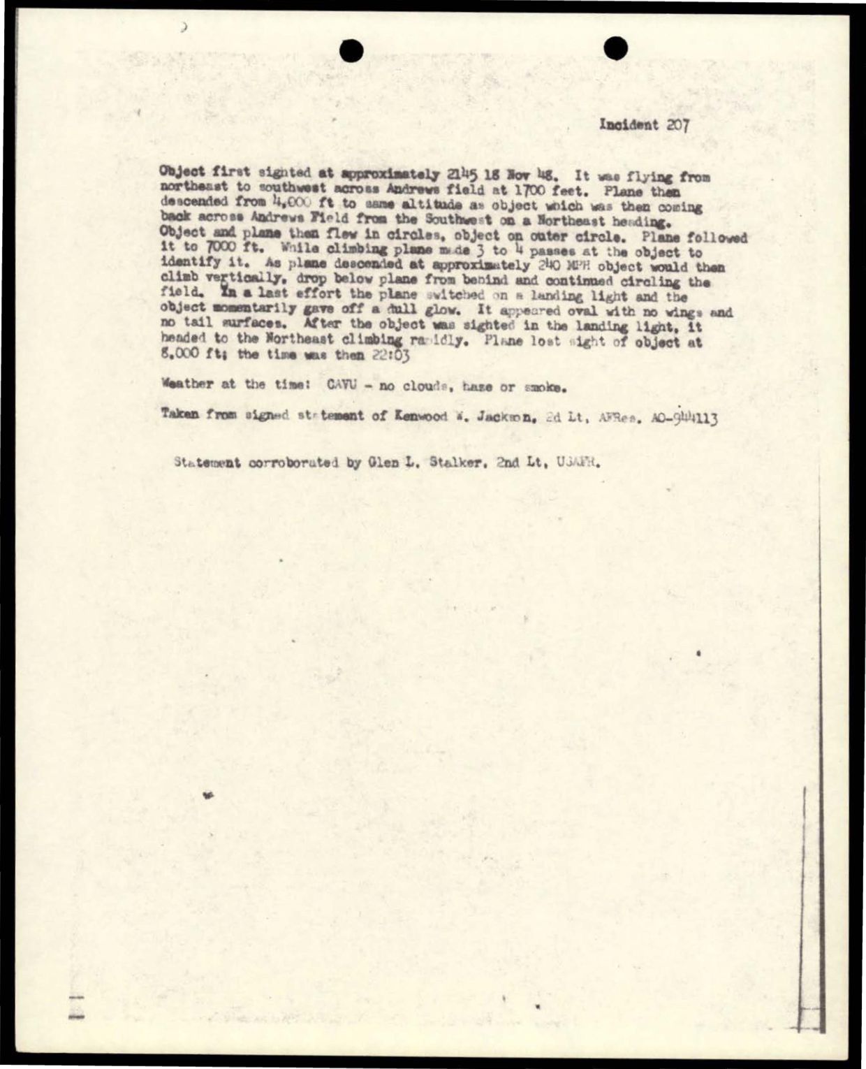 38 143685 box7 Incident Summaries 173-233 — page 84