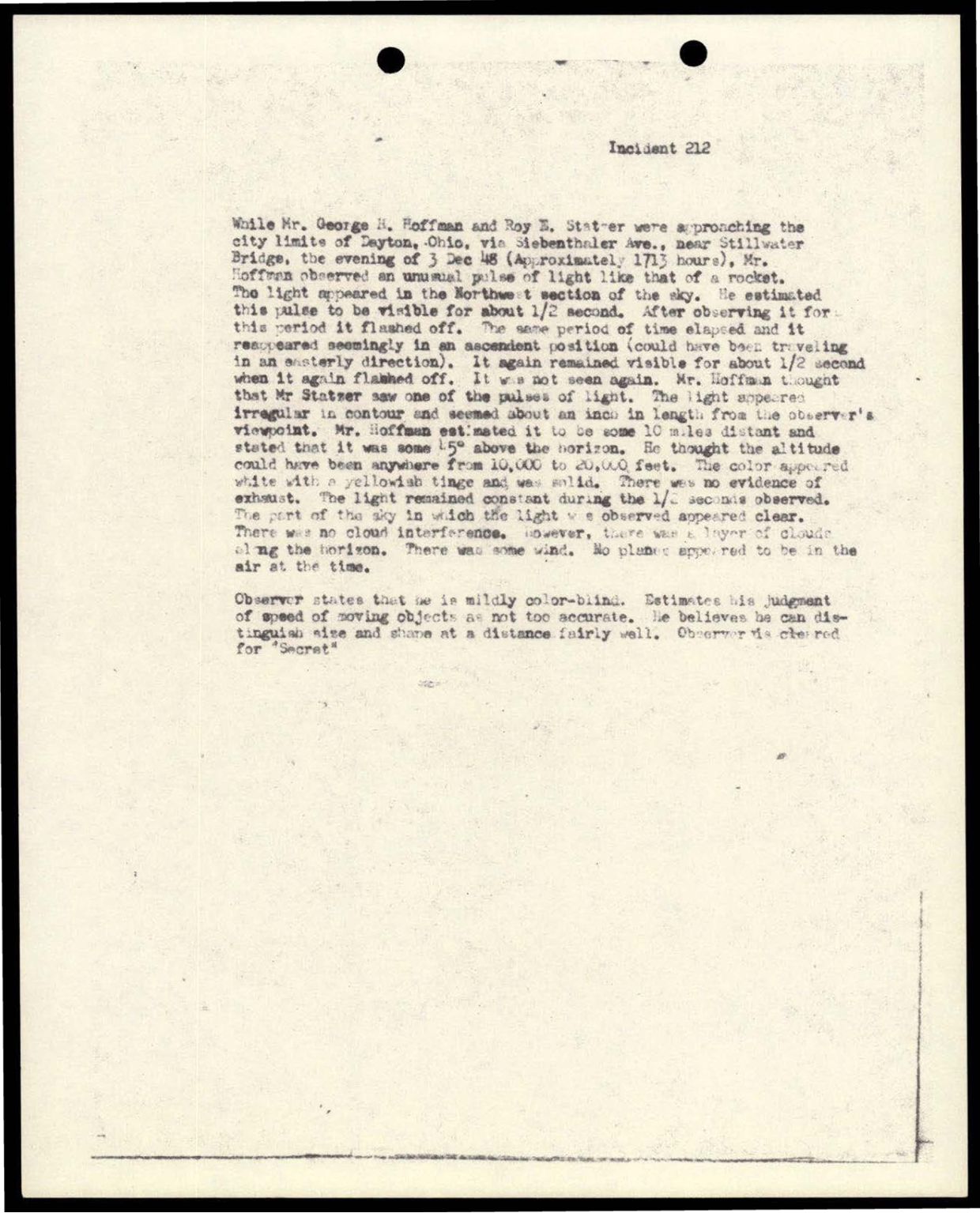 38 143685 box7 Incident Summaries 173-233 — page 96