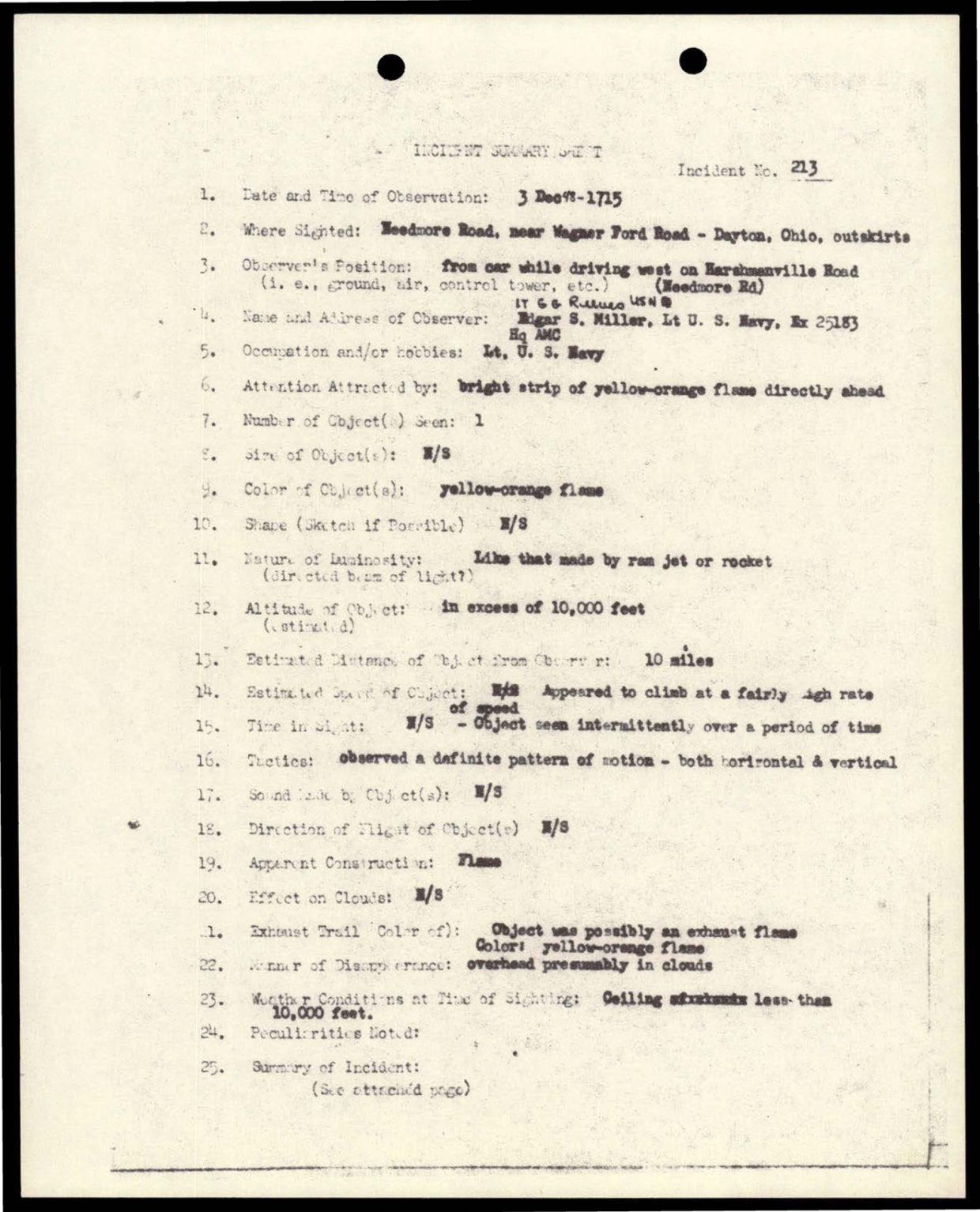 38 143685 box7 Incident Summaries 173-233 — page 97