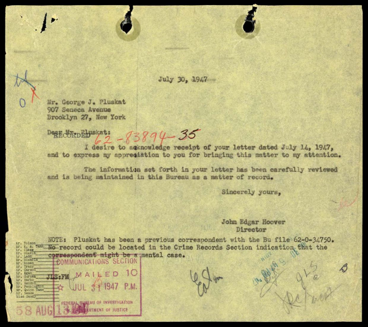 65 HS1-834228961 62-HQ-83894 Section 1 — page 128