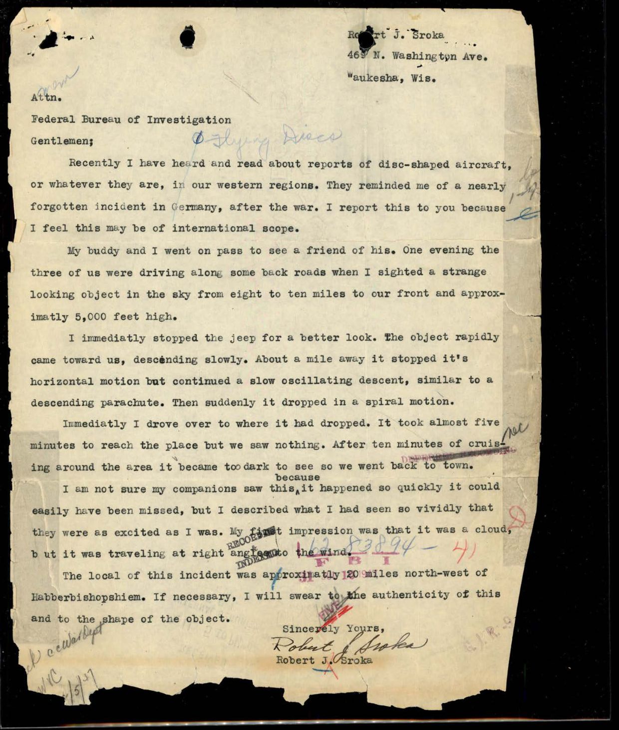 65 HS1-834228961 62-HQ-83894 Section 1 — page 147