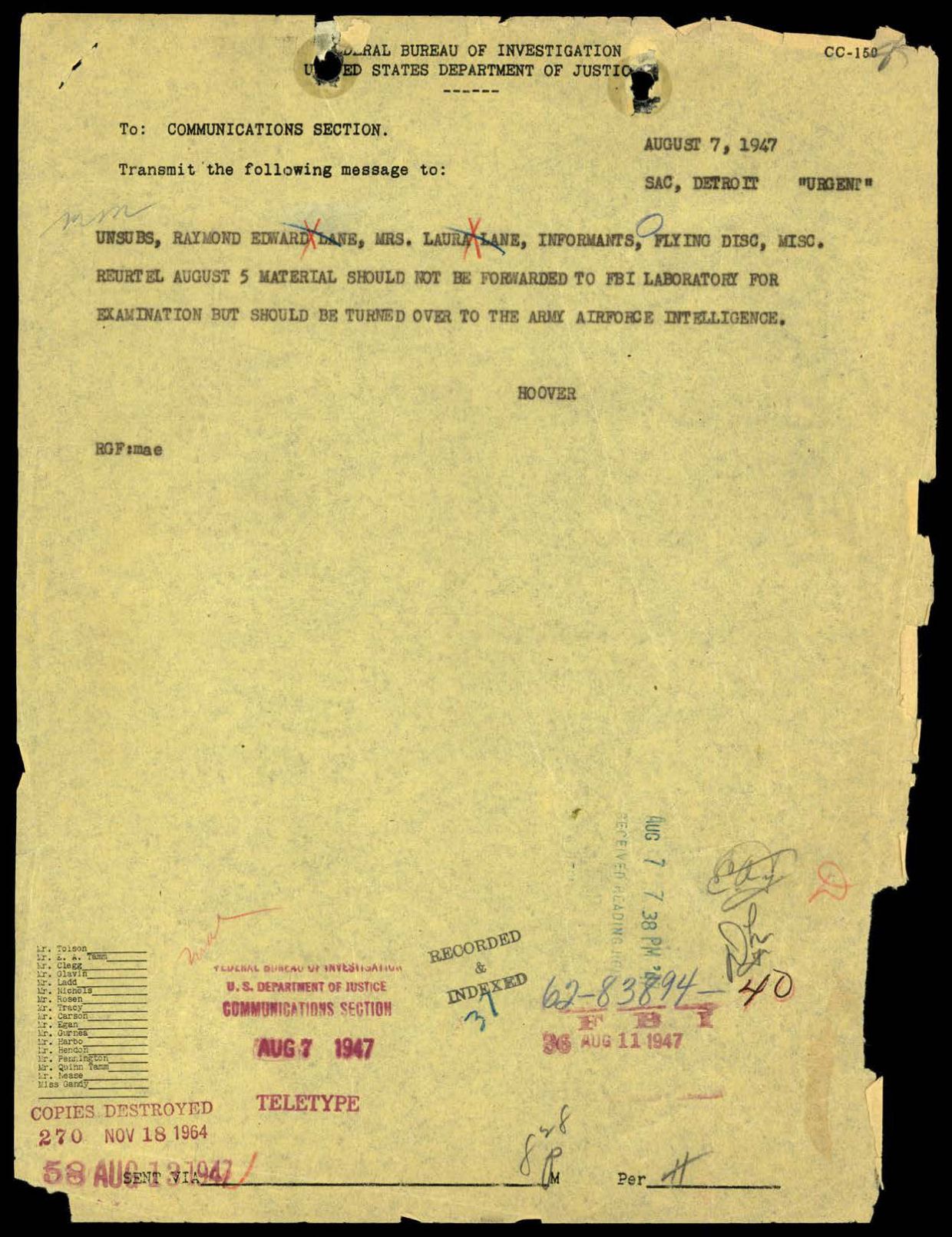 65 HS1-834228961 62-HQ-83894 Section 1 — page 153