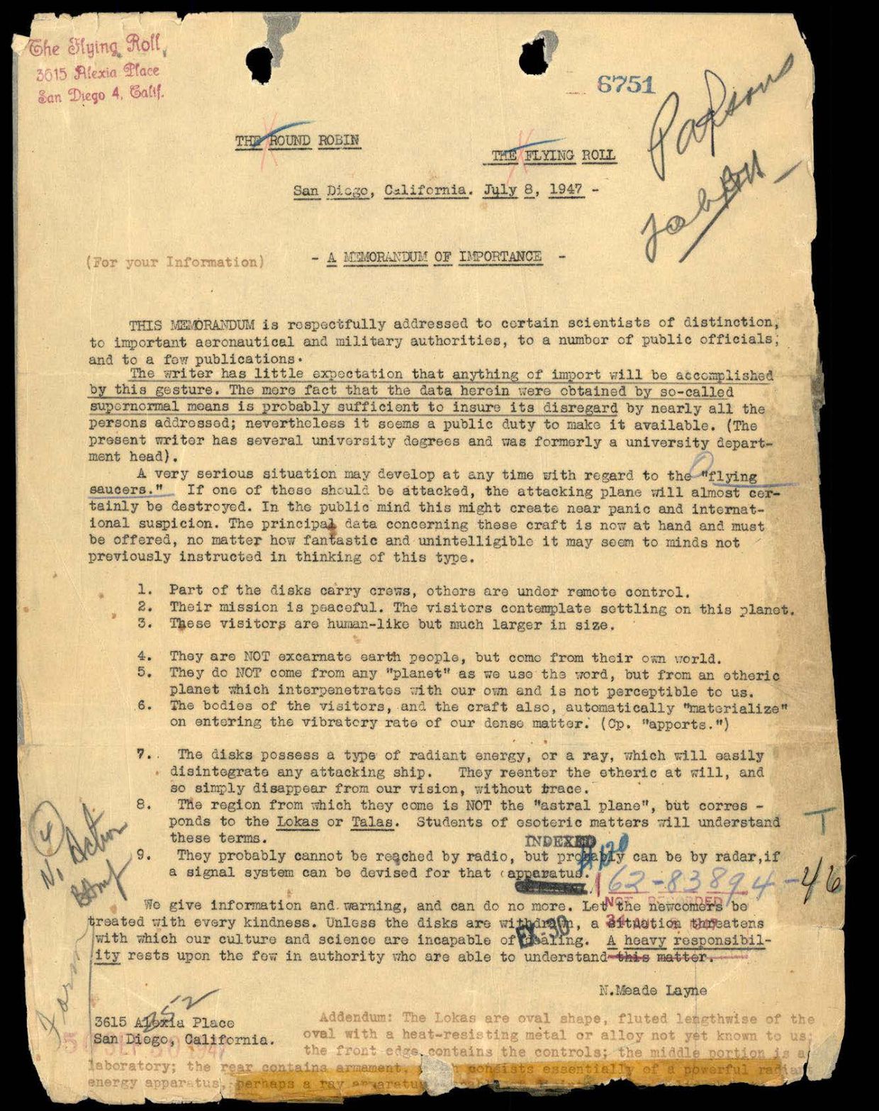 65 HS1-834228961 62-HQ-83894 Section 1 — page 161