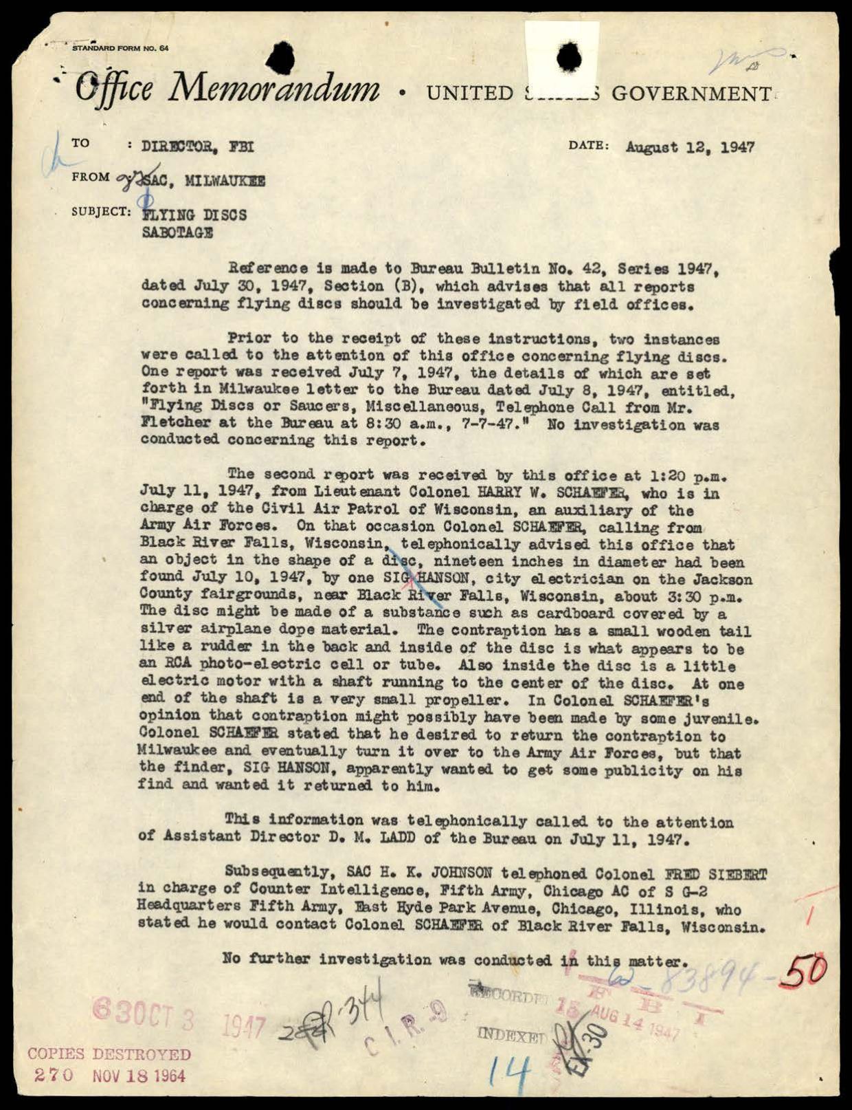 65 HS1-834228961 62-HQ-83894 Section 1 — page 169