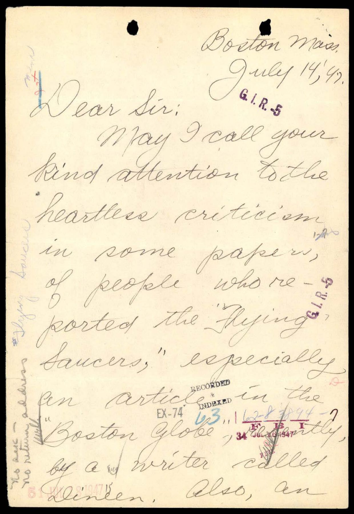 65 HS1-834228961 62-HQ-83894 Section 1 — page 22