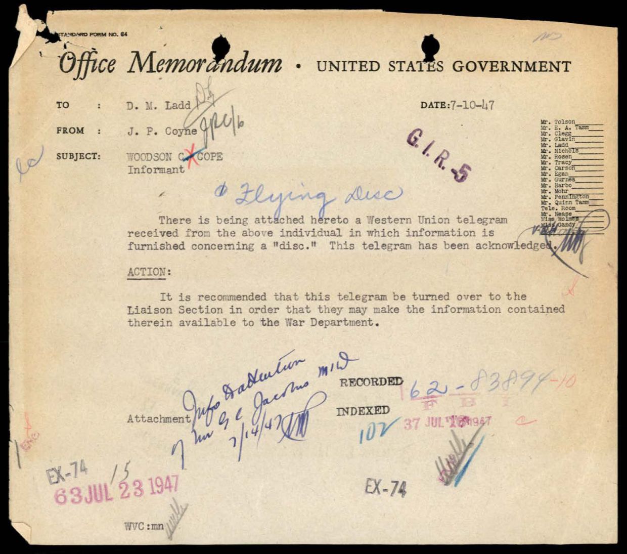 65 HS1-834228961 62-HQ-83894 Section 1 — page 40